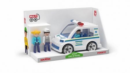 EFKO MULTIGO Trio Police - figurky s policejním autem