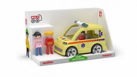 EFKO MULTIGO Trio Rescue - figurky záchranáři se sanitkou