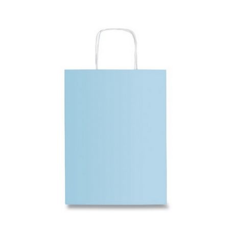 Papírová taška SADOCH Tinta Unita Pastel sv. modrá S