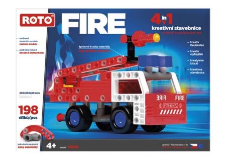EFKO ROTO 4v1 Fire, 198 dílků