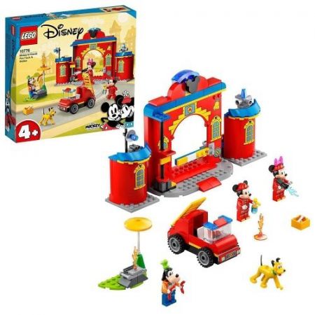 LEGO 10776 Hasičská stanice a auto Mickeyho a přátel