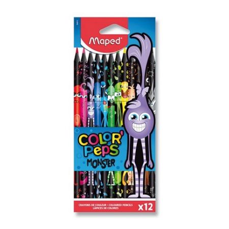 Pastelky Maped Color&#39;Peps Monster - 12 barev