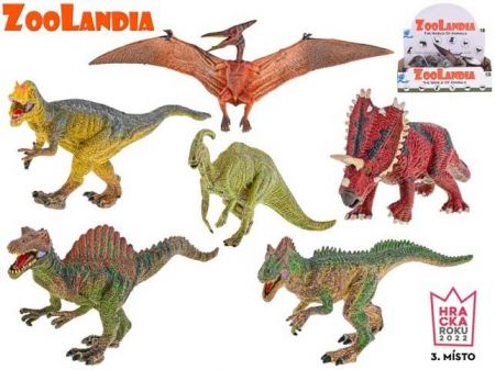 Zoolandia dinosaurus 17-20cm 6druhů  
