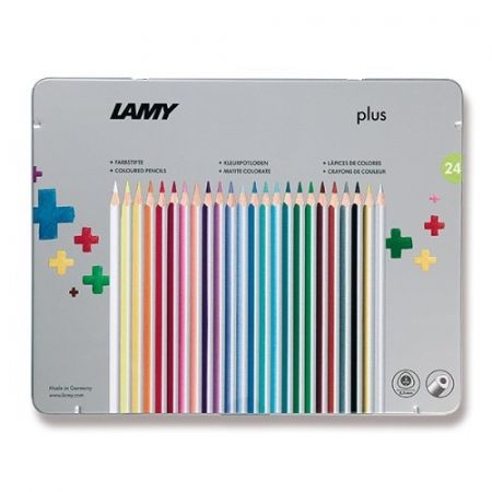 Pastelky Lamy plus 24 barev, plechová krabička