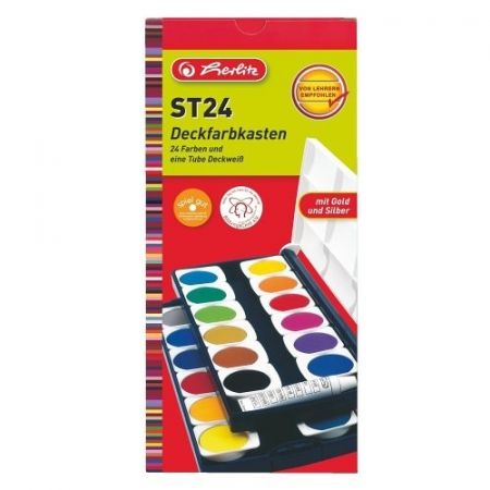 Herlitz - Vodové barvy 24 barev