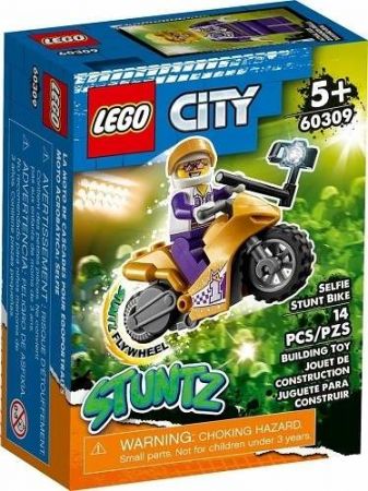 LEGO City 60309 Kaskadérská motorka se selfie tyčí