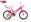 Dino Bikes Dětské kolo růžové 16&quot; 2017