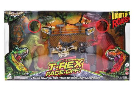 Jurassic Clash Dino souboj T-REX 32 cm
