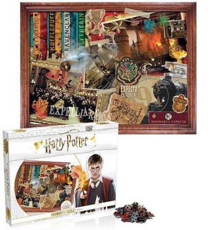 Puzzle Harry Potter Bradavice mix 1000 dílků
