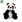 Plyšová Panda sedící 27cm