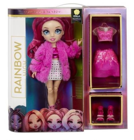 Rainbow High Fashion panenka - Stella Monroe (purpurová)