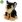 Plyšový pes teriér 28 cm ECO FRIENDLY