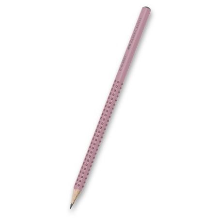 Grafitová tužka Faber-Castell Grip 2001 tvrdost B (číslo 1), růžová, tvrdost B