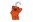 Reflexní přívěšek COMPASS Medvěd oranžový
