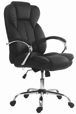 Kancelářská židle &quot;Cantor&quot;, černá, textilní kůže, vibro-masážní funkce