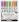 Sada zvýrazňovačů &quot;Mildliner Highlighter&quot;, 10 barev, 1,4 - 4 mm, oboustranný, ZEBRA 8501