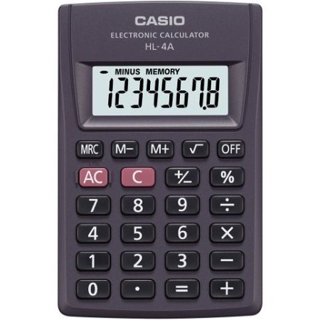 CASIO Kalkulačka kapesní HL 4 A