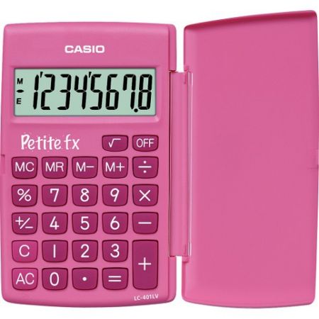 CASIO Kalkulačka kapesní LC 401 LV PK - pink