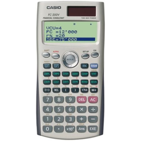 CASIO Kalkulačka finanční FC 200 V               