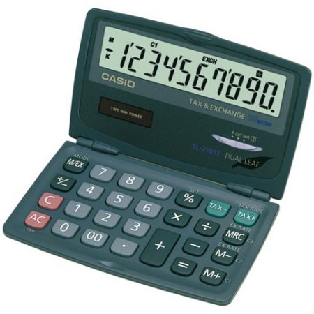 CASIO Kalkulačka kapesní SL 210 TE                
