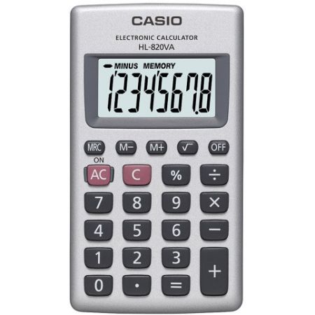 CASIO Kalkulačka kapesní HL 820 VA