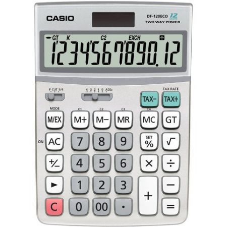 CASIO Kalkulačka stolní DF 120 ECO