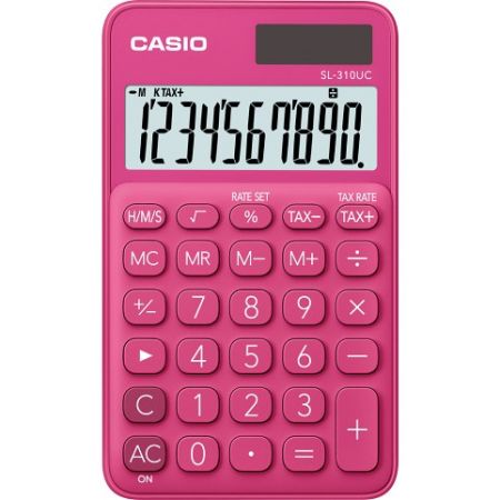 CASIO Kalkulačka kapesní SL 310UC RD