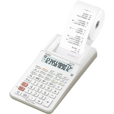 CASIO Kalkulačka stolní s tiskem HR 8 RCE WE