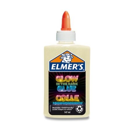 Lepidlo ELMER&sbquo;S Glow in Dark Glue 147 ml, béžové