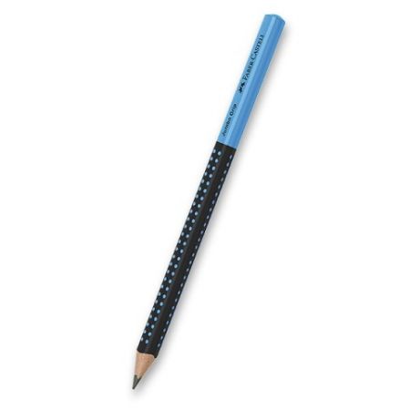 Grafitová tužka Faber-Castell Grip Jumbo Two Tone tvrdost HB, černá/modrá