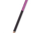 Grafitová tužka Faber-Castell Grip Jumbo Two Tone tvrdost HB, černá/růžová