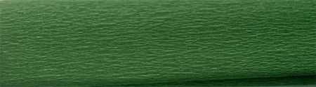 Krepový papír, tmavě zelená, 50x200 cm, VICTORIA