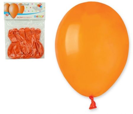 Balonky obyčejné oranžové 10ks