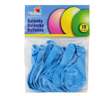 Balonky obyčejné modré 10ks