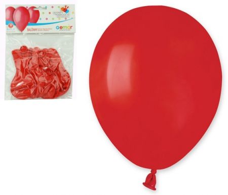 Balonky obyčejné červené 10ks