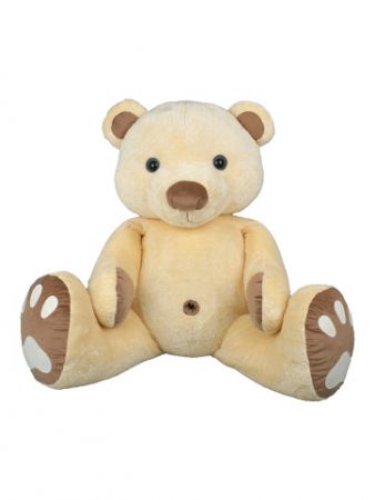 Medvěd Pupík 120 cm, béžovo-hnědý