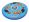 Létající talíř 22 cm Hurvínek, Kšandy, modrý