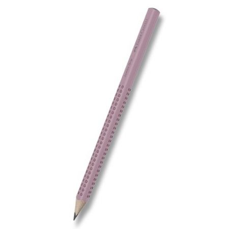 Grafitová tužka Faber-Castell Grip Jumbo tvrdost B (číslo 1), růžová