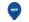 Balónek MFP reklamní 23cm modrý standard