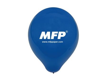 Balónek MFP reklamní 23cm modrý standard