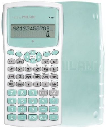 Kalkulačka Milan 159110IBGGRBL vědecká bílo/tyrkysová