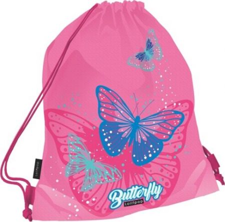 Sáček na cvičky Lollipop Butterfly Pink 22953657