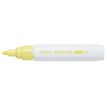 Pilot Pintor akrylový popisovač M, pastelová žlutá