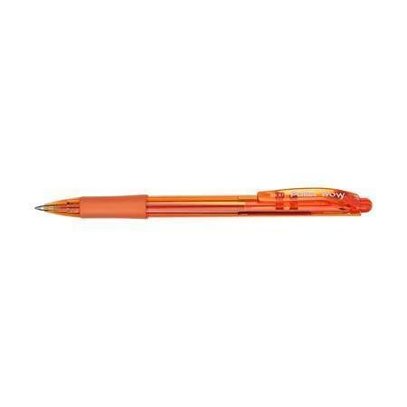Kuličkové pero &quot;BK417&quot;, oranžová, 0,35 mm, stiskací mechanismus, PENTEL BK417-F
