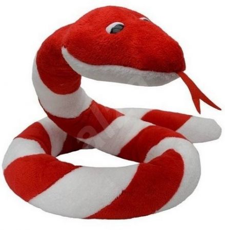Had Suk 250 cm, červeno-bílý