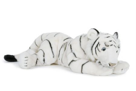 Plyš Tygr bílý 71 cm