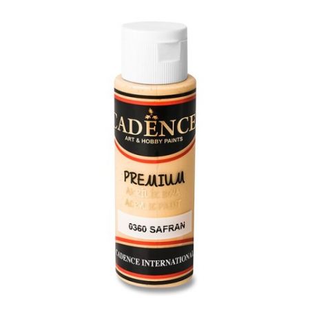 Akrylové barvy Cadence Premium 70 ml, šafránová