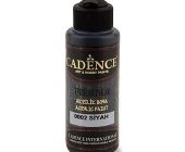 Akrylové barvy Cadence Premium 120 ml, černá