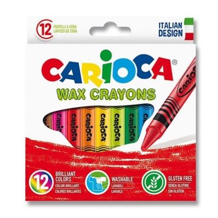 Voskové pastelky Carioca UNIVERSAL Wax Crayons 12ks
