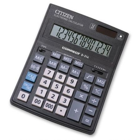 Kalkulačka stolní CITIZEN D-314 (kalkulátor stolní)